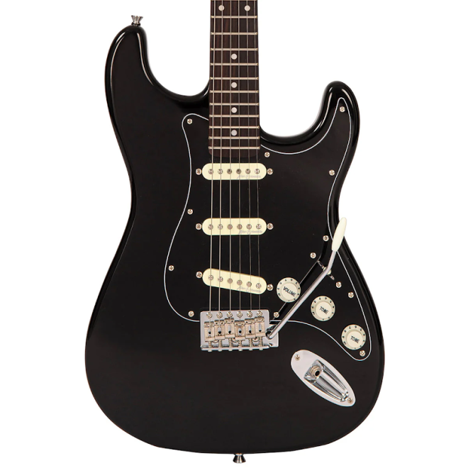 Guitare Electrique Noir Vintage 